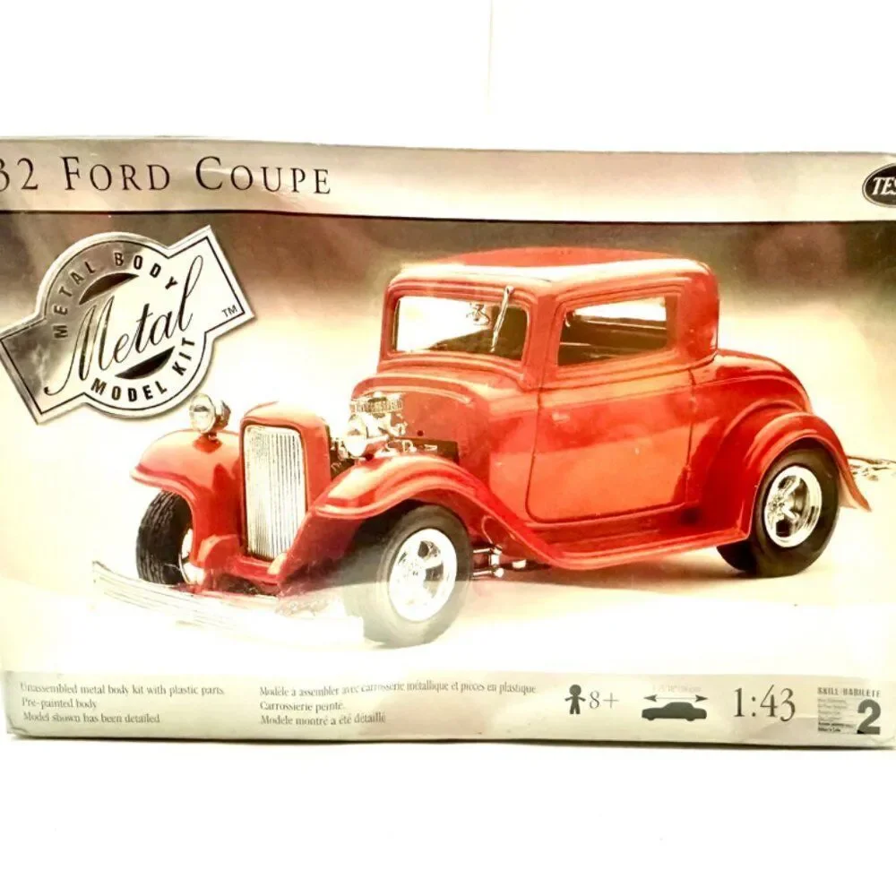 Testors 1932 Ford Coupe Model Kit Scale 1:43 Sealed Box